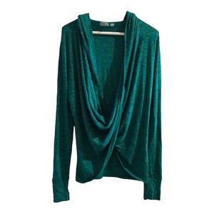 NWOT Zella swoop front sweater